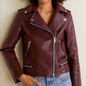 (BRAND NEW) MANGO Appliqué Biker Jacket